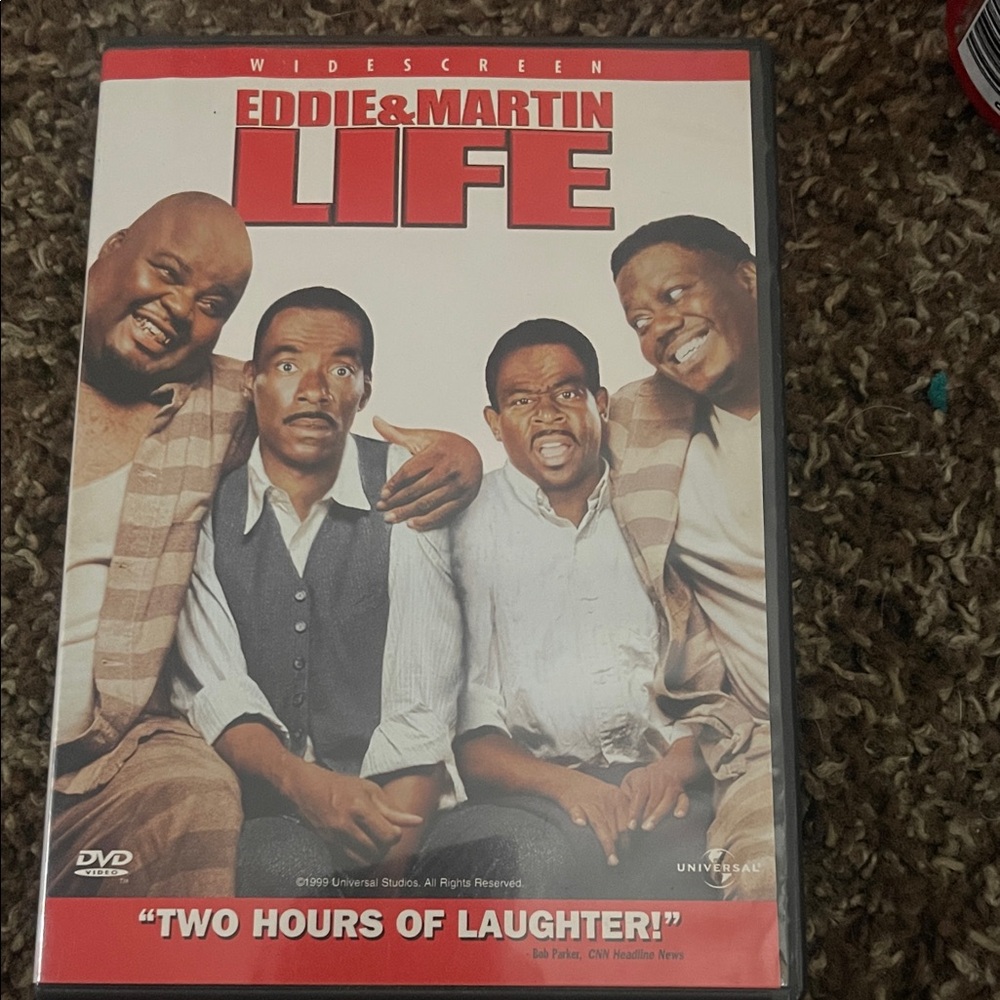 Universal Eddie & Martin Life DVD - Red and White Cover